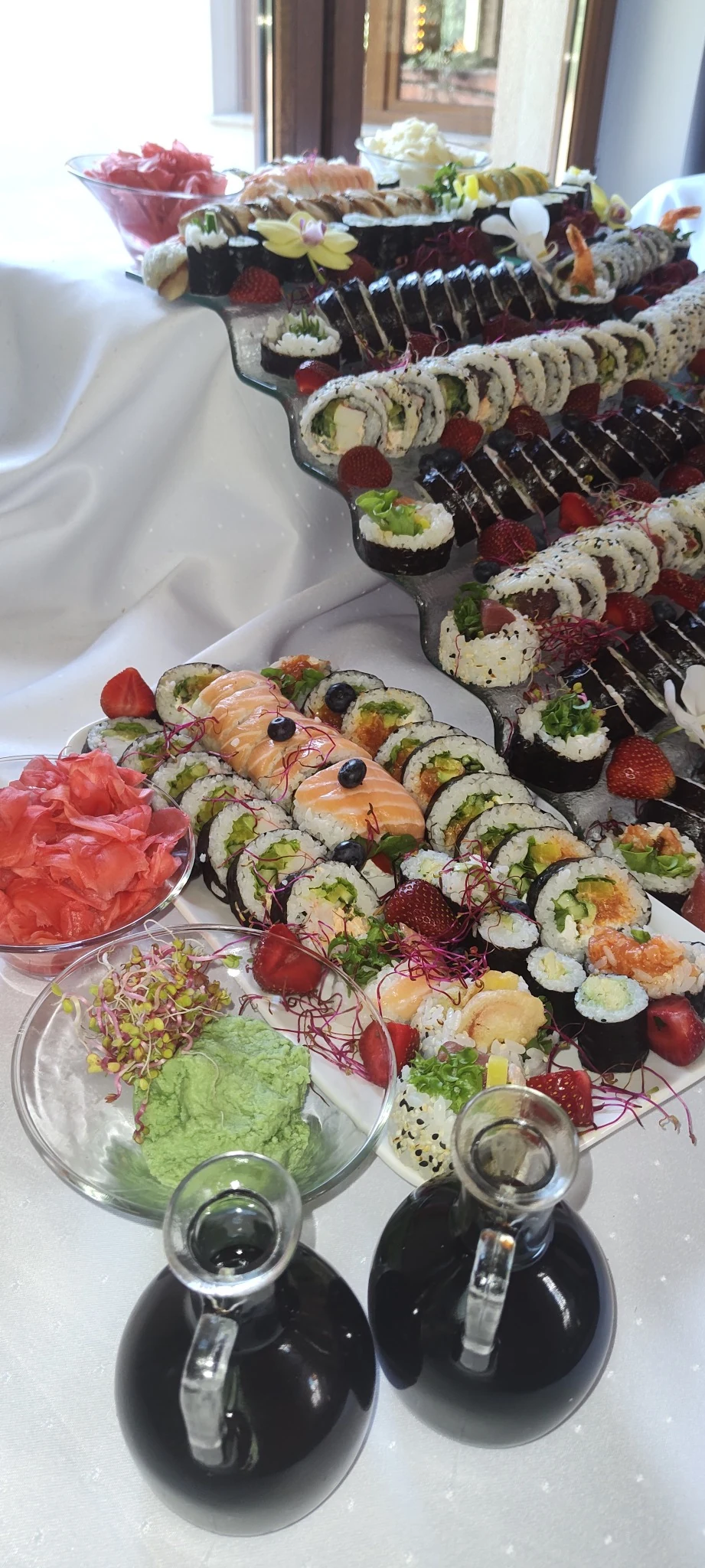 Zbliżenie sushi